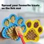 Lick Mat for Dogs & Cats 2 Pack | Slow Treater Mat with Suction Cups for Pet Shower | Healthy Feeder | Calming Peanut Butter Dispenser | Licking Pad for Anxiety Relief | Bath Distraction & Grooming Lick Mat for Dogs & Cats 2 Pack | Slow Treater Mat with Suction Cups for Pet Shower | Healthy Feeder | Calming Peanut Butter Dispenser | Licking Pad for Anxiety Relief | Bath Distraction & Grooming