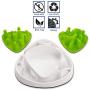 Interactive Food Maze Fun Slow Feeder Dog Bowl with 2 Interchangeable Mazes