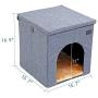 Petsfit Dog House Chair for Indoor Use, Collapsible Washable Pet House for Cat and Puppy