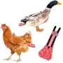 Yagamii Reusable Chicken Duck Diapers,Prevent Defecation in Public Place,Farm Pet Nappy Breathable Equipped with Elastic Band,Poultry Cloth for Chicks Hens Rooster Silkies Bantam