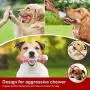 FOCUSPET Aggressive Chew Toys for Large Dogs, Interactive Dog Toys Tough Durable Bones Hard Puppy Toys Food Grade Nylon Dog Toys for Large Medium Small Dogs Teething Chew Toys, Pet Toys for Dogs