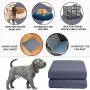 JdPet Washable Dog Pee Pads+Free Grooming Gloves - Reusable Whelping Pads,Waterproof Dog Mat Non-Slip Puppy Potty Training Pads for Dogs, Cats, Bunny