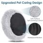 DELOMO Pet Bed for Extra Large Dog, Dog Furry Bed, Self-Warming Pet Cushion Bed, Raised Pet Bed for Dogs&Cats, Washable Pet Bed with 2 Cover for Cleaning, XL, 45×45 inches