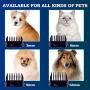 Petural Pet Hair Clippers-Dog Grooming Clippers Powerful-3 Speed Cordless Dog Clippers for Grooming Rechargeable-Professional Dog Trimmers Clippers-Heavy Duty for Small/Medium/Large Dogs&Pets