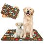 PUPTECK Washable Pee Pads for Dogs - 2 Pack Reusable Puppy Potty Training Mats, Anti-Slip Dog Whelphing Pads, Waterproof Pet Food Water Bowls Mats, 24''x36''