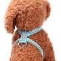 PETCARE Sparkly Rhinestone Bling Dog Harness Leash Set Soft Leather Shining Diamonds Pet Collar Harness Vest for Puppy Small Dogs Cats