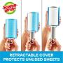 Scotch-Brite Pop & Lock Retractable Lint Roller, 60 Sheets, Multi-Color