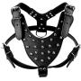 Didog Leather Spiked & Studded Medium & Large Dog Harness for Pit Bulldog Mastif