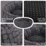 Dog Bed - Comfortable Pet Bed - Ultra Soft Fabric - Machine Washable - Self Warming Round Dogs and Cats Bed