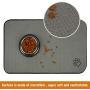 SINLAND Microfiber Pet Bowl Mat Dish Drying Mat with Anti-Skid Backing