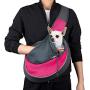 WOYYHO Pet Dog Sling Carrier Breathable Mesh Adjustable Strap Travel Sling Bag Carrier for Dogs Cats Bunny