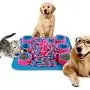 AXUAN Dog Food Mat, Snuffle Mat for Dogs, Great for Stress Relief & Pet Slow Feeding Training, Pets Puzzle Interactive Toys Activity Feeder Mat for Small or Large Cats and Dogs Indoor Outdoor