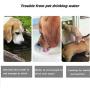 DFVV Pet Water Dispenser Smart Pet Drinking Fountain Water Fountain, Cat Dog Drinking Water Fountain Drinking Water Dispenser Healthy Cat Waterfall Volume: 2.36L Live Spring Drinker Pet Feeder