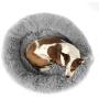 Ultra Plush Shaggy Round Donut Dog Pet Bed