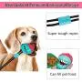 Aophire Suction Cup Dog Toy,Upgraded Dog Chew Double Suction Cup Tug of War Toy Pet Aggressive Chewers Rope Puzzle Toothbrush Molar Bite Squeaky Toys Ball with Food Dispensing and Teeth Cleaning