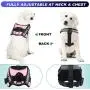 MUMUPET Dog Harness No Pull Pet Harness Adjustable Service Dog Vest for All Dogs Easy Control, 3M Reflective Oxford Material Vest Outdoor Walking, 2 Metal Rings and Handle No More Tugging or Choking MUMUPET Dog Harness No Pull Pet Harness Adjustable Service Dog Vest for All Dogs Easy Control, 3M Reflective Oxford Material Vest Outdoor Walking, 2 Metal Rings and Handle No More Tugging or Choking