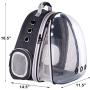 Front Expandable Large Cat Carrier Backpack, Space Capsule Pet Carrier Backpack for Fat Cats and Small Dog up to 20 lbs, Dog Carrier Backpack for Traveling and Hiking (Black)