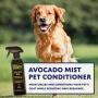 Eqyss Avocado Mist Pet Conditioner - Shines, Conditions, and Reduces Shedding