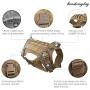 Hanshengday Tactical Dog Vest-Training Molle Harness-Tactical Dog Backpack-Pet Tactical -Vest Detachable Pouches-Relective Patches¡­