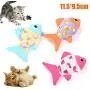ocijf179 Cat Toy Pet Cat Kitten Plush Cute Fish Doll Catnip Interactive Bite-Resistant Chew Toy - Blue ocijf179 Cat Toy Pet Cat Kitten Plush Cute Fish Doll Catnip Interactive Bite-Resistant Chew Toy - Blue