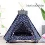 OTFTCWYP Pet Teepee Tent Dog Cat Toy House Portable Washable Pet Bed Star Pattern Not Contain Mat OTFTCWYP Pet Teepee Tent Dog Cat Toy House Portable Washable Pet Bed Star Pattern Not Contain Mat