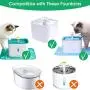 Dycsin Cat Water Fountain Filter Replacement 8 Pack Carbon Filters for Pet Flowers Fountain Helps to Increase Water Consumption and Keep Pets Healthy Dycsin Cat Water Fountain Filter Replacement 8 Pack Carbon Filters for Pet Flowers Fountain Helps to Increase Water Consumption and Keep Pets Healthy