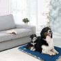 KROSER 24''/30''/36''/42''/48'' Dog Bed Reversible Mat (Warm & Cool) Stylish Pet Mat Pad High Density Foam Machine Washable Pet Bed for Dogs 25lbs-110lbs