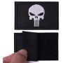 2 Pieces Dead Skull Tactical Patch - Black