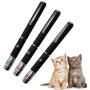 Green Red Purple for Kitten, 3 PCS Cat Toy for Kitten & Dogs for Catch Exercise Interactive Kitten Toys for Indoor Outdoor Training Tool Pet Toy Easy to Carry Tease Cat Sticks Teaching Speech Camping