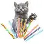 avbxcuecc 10Pcs Pet Cat Spring Interactive Toys Durable Gauge Plastic Kitten Chewing Playing Toy Random Color avbxcuecc 10Pcs Pet Cat Spring Interactive Toys Durable Gauge Plastic Kitten Chewing Playing Toy Random Color
