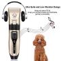 Kartice Dog Hair Clippers, Pet Hair Clippers Kit, Cordless Low Noise Rechargeable Dog Grooming Shaver Clippers with Nail Kits Scissors Comb for Dogs, Cats, Pets