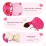IOKHEIRA Dog Plush Toys, Interactive Squeaky Toy for for Aggressive chewers, Sturdy Dog Stuffed Animals Toy with Cotton Material and Crinkle Paper, Chewing Teeth Health Toys for Large and Small Dogs