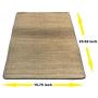 TUKINOTORI Cat Scratcher Mat,Natural Sisal Rope Cat Scratching Carpet Pad,Floor Scratching Rug