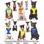 Dexil Limited Caution (Do Not Approach) Red Color Coded Non-Pull Front and Back D Ring Padded and Waterproof Vest Dog Harness Prevents Accidents by Warning Others of Your Dog in Advance