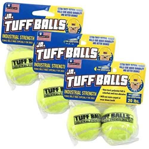Petsport USA Jr. Set of 2 Tuff Balls Dog Toys