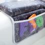 Bath Kneeler with Elbow Rest Cushioned Grey Baby Wash Pet Bath Mat Animal Print