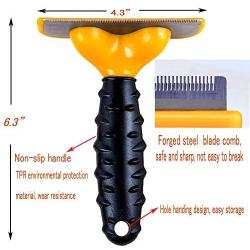 Pet Brush Comb for Dogs Cat Furminator Grooming Hair Deshedding Shedding Tool Dematting Brushes Rake Long Vacuum Cats Short Shampoo