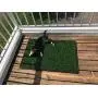 lululun Dog Grass Large Pet Loo Portable Potty for Indoor/Outdoor, Artificial Grass Bathroom Mat for Puppies and Pets-Portable Potty Trainer, Full System with Trays, Easy to Clean