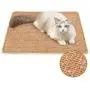 FUKUMARU Cat Scratcher Mat, 23.6 X 15.7 Inch Natural Sisal Cat Scratch Mats, Horizontal Cat Floor Scratching Pad Rug, Protect Carpets and Sofas FUKUMARU Cat Scratcher Mat, 23.6 X 15.7 Inch Natural Sisal Cat Scratch Mats, Horizontal Cat Floor Scratching Pad Rug, Protect Carpets and Sofas