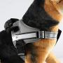 SKYMEE Dog Harness No-Pull Adjustable Pet Harness Nylon Webbing with Reflective Material Vest for Dogs Easy Control for Small Medium Large Dog