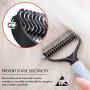 Pet Grooming Tool Dematting Comb Grooming Hedding Pet Brush Butter Comb Nail Clipper Set for Cats & Dogs