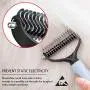 Pet Grooming Tool Dematting Comb Grooming Hedding Pet Brush Butter Comb Nail Clipper Set for Cats & Dogs