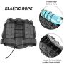 RubRab Tactical Dog Harness and Bungee Dog Leash Set for Large Medium Dogs MOLLE Vest for Service Training Military Dogs Adjustable Tactical Vest