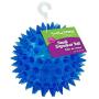 Gnawsome 2.5” Spiky Squeaker Ball Dog Toy - Small, Cleans teeth and Promotes Dental and Gum Health for Your Pet, Colors will vary