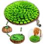NEECONG Dog Snuffle-Mat Slow-Feeder-Bowl - Simulating Grassland for Boredom, Encourages Natural Foraging Skills for Pet, Treat Indoor Outdoor Stress Relief, Portable and Compact