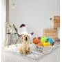 Durable Cotton Rope Dog Toy Storage, Large Dog bin, pet Bed, Puppy Toy Box - Perfect for organizing pet Toys, Blankets, leashes, Clothing and Any Doggie Stuff