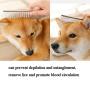 Lamoutor 3 Pack Pet Stainless Steel Combs 3 Size Dog Comb for Dog and Cat Pet