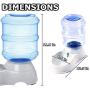 VaygWay Self Dispensing Pet Waterer – Automatic Gravity Dog Cat Waterer - Pet Water Dispenser Dogs Cats – Dog Water Bowl Water Dish – Automatic Water Bowl for Pets