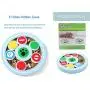 Jokooan Puzzle Game Dog Toys Intelligence Training Feeder Dispenser，Puppy Treat Dispenser Interactive Dog Toy,Slow Down Eating Training Food Bowls