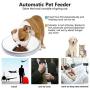 4pawslife 6 Meal Automatic Pet Feeder Food Dispenser with Digital Timer and Music Broadcast for Cats and Dogs